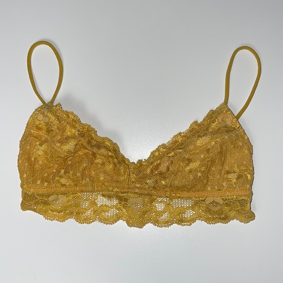 Free People Other - Free People Bralette Yellow XS
